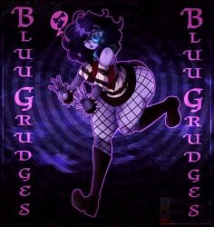 big_ass big_breasts breedingtoxic female fishnet fishnet_legwear fishnet_pantyhose hidden_artist_account punk punk_girl purple_skin tagme thick_thighs tight_clothing tight_panties