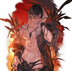 1boy artist_request belial_(granblue_fantasy) glasses granblue_fantasy official_art solo_male tagme