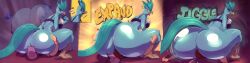 anthro articuno ass beak big_breasts big_butt blue_body blush bottomless bra breasts brown_hair butt_expansion butt_smother candy clothed clothing dessert duo eating english_text expansion facesitting female female_on_human food hair half-closed_eyes hat headgear headwear hi_res huge_butt legendary_pokemon looking_back lying male male/female male_human/female_pokemon narrowed_eyes nintendo on_back onomatopoeia open_beak open_mouth orange-peel pokémon_(species) pokemon pokemon_(species) rare_candy sitting smothering sound_effects text underwear video_games white_body white_skin