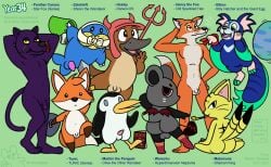 anthro ass biboo billy_hatcher_and_the_giant_egg black_body black_fur blue_eyes choujigen_game_neptune duckbill english_text fur genitals green_background group henry_the_fox hexley_the_platypus hi_res male martini_(olive_the_other_reindeer) matamune_(shaman_king) navel neptunia_(series) nintendo nishi_oxnard old_speckled_hen open_mouth panther_caroso panther_caruso penis pipe pornographic_magazine rose_(disambiguation) rule_34_(booru) scar seductive shiron_the_wanderer simple_background smile star_fox sword text tongue_showing tunic_(video_game) video_games warechu weapon whiskers yellow_sclera zalokleft