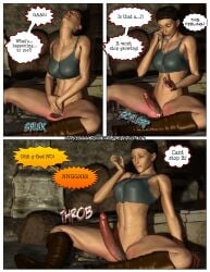 1futa 3d big_penis body_modification bottomless comic comic_page dialogue dialogue_bubble futa_focus futa_only futanari futanari_transformation lara_croft lara_croft_(classic) ovidius_naso penis_expansion penis_growth tomb_raider