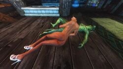 1boy 1girls 3d animated areola argonian blonde_hair dark-skinned_female dovahkiin duo duo_focus female_human hi_res highres human interracial interspecies large_ass large_breasts large_penis lizard medium_breasts missionary_position nipples nord sex skyrim sound sound_effects tagme the_elder_scrolls thick_thighs vaginal vaginal_penetration vaginal_sex video wide_hips