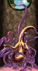 anal canine egg_implantation furry furry_only male no_humans oviposition penetration penis redraptor16 scalie tentacle