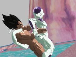 2boys anal crudeboylewd dragon_ball frieza gay gay_domination vegeta