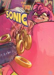amy_rose anal anal_orgasm anthro bite biting_lip black_nose bodily_fluids bracelet clothing drooling duo ejaculation eulipotyphlan female female_orgasm genital_fluids genitals gloves green_eyes grin hands-free handwear hedgehog hi_res jewelry legs_up male male/female mammal naughty_face nude nude_female orgasm orgasm_face penis ring_(sonic) saliva sega sheeplygoatus smile sonic_the_hedgehog sonic_the_hedgehog_(series) tail tears vaginal_fluids vaginal_squirting vulva
