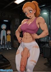 1futa 2boys abs ai_generated big_balls big_biceps big_breasts big_penis big_thighs blue_hair blush blushing body_growth body_growth_(enlargement) body_modification body_worship brown_hair curvy damaged_clothes futa futa_focus futa_is_bigger futa_with_male futadom futanari futanarization ginger green_eyes huge_breasts huge_cock huge_penis leggings long_penis male moonlightfuta morty_smith muscle_growth muscles muscular muscular_arms muscular_futa open_mouth penis_awe ponytail pubic_hair redhead rick_and_morty rick_sanchez ripped_clothing shirt shirt_lift summer_smith surprised surprised_expression sweat thick_penis thick_thighs tied_hair tight_clothing transformation veiny veiny_muscles veiny_penis worship worshiping