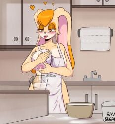 1girls 2022 2d 2d_(artwork) ahe_gao anthro apron areola_slip areolae big_breasts blush bowl breast_squeeze breasts digital_media_(artwork) female female_only flour flyingtrace furry heart kitchen lactating lactation lagomorph large_breasts measuring_cup milf milk mixing_bowl mother naked_apron rabbit rabbit_ears self_upload solo solo_female sonic_(series) sweat two_tone_fur vanilla_the_rabbit