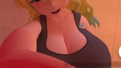 3d 3d_animation 3d_render animated anime chicagamer21331 giantess giantess_vore lucoa_(maidragon) pov tagme video vore