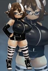 1girl 1girls 2026 2d 2d_(artwork) 2d_artwork ahoge ai ai-created ai_art ai_assisted ai_generated angry angry_face animal_ears animal_humanoid bangs bare_shoulders big_ass big_breasts big_butt big_hair big_thighs black_eyes black_shirt breasts brown_hair cow_ears cow_girl cow_horns cowbell curvy curvy_body curvy_female curvy_figure detached_sleeves digital_art digital_drawing digital_drawing_(artwork) digital_media digital_media_(artwork) digital_painting_(artwork) exposed_shoulders eyebags female female_focus female_only full_body glasses hair hikikomori horns huge_breasts humanoid humanoid_female jacket kemonomimi kneesocks large_breasts messy_hair milf milf_body millie_(sugartwist) miniskirt monster_girl multicolored_hair neet neet_girl nipple_bulge nipple_outline nipples_visible_through_clothing oc original original_art original_artwork original_character original_characters otaku pale pale-skin pale-skinned_female pale_skin pale_skinned_female panties roblox roblox_avatar roblox_game robloxian shirt short_hair shortstack skirt sleeveless sleeveless_shirt sneakers solo solo_female solo_focus striped striped_clothing striped_legwear stripes sugartwist thick thick_ass thick_butt thick_eyebrows thick_hips thick_legs thick_thighs thigh_highs thigh_socks thighhighs top_heavy twin_braids twinbraids white_bangs white_hair wide_hips wide_thighs