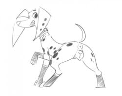 101_dalmatian_street 101_dalmatians 2021 aged_up animal_anus animal_genitalia animal_pussy animal_vagina animal_vulva anus ass asshole butt butthole canid canine canine_anus canine_genitalia canine_pussy canine_vagina canine_vulva canis dalmatian disney dolly_(101_dalmatians) domestic_dog eyebrows female female_canine female_feral female_focus female_only female_solo feral feral_female feral_focus feral_only feral_solo genitalia halbean happy looking_at_viewer looking_back looking_back_at_viewer mammal markings monochrome multicolored_ears open_mouth open_smile pawpads perineum pussy simple_background sketch smile smiling_at_viewer solo solo_female solo_feral solo_focus spots spotted_body spotted_fur tail_anus tailhole toony vagina vulva y_anus