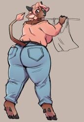 big_ass big_breasts breasts bubble_butt cleavage female furry huge_ass huge_breasts saintsucrose tagme thick_thighs wide_hips