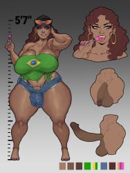 1futa 9will6 balls belly_button_piercing big_balls big_breasts big_bulge big_penis braces brazil brazilian brazilian_futa breasts bulge bulge_through_clothing clothed dark-skinned_futa earrings erection excessive_scrotal_skin fingernails futa_only futanari hoop_earrings_oversized jean_shorts large_breasts large_penis large_testicles light-skinned_futa lollipop nose_piercing pink_nail_polish sagging_balls scrotum shades shorts thick_thighs voluptuous voluptuous_body voluptuous_futa wide_hips