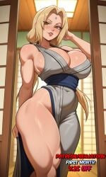 ai_generated big_ass big_belly big_boobs big_breasts big_butt big_thighs master milf mommy patreon senju_tsunade sexy sexy_body sexy_clothing sexy_dress sexy_female sexy_pose sexy_woman tsunade tsunade_(naruto) tsunade_senju