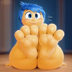 3_toes ai_generated feet foot_fetish inside_out joy_(inside_out)