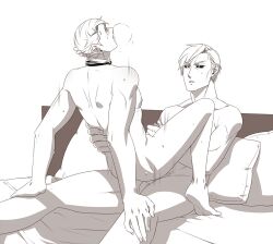 2boys anal gay hokuto_s jojo&#039;s_bizarre_adventure male male/male male_only nude_male penetration prosciutto risotto_nero vento_aureo yaoi