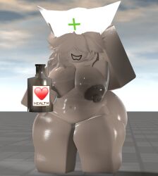 1girls 3d caretaker_(die_of_death) crimstuff die_of_death_(roblox) naked nurse_hat roblox tagme zaduworkz
