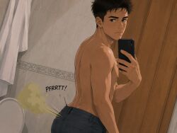 ai_generated boy fart fart_fetish sexy