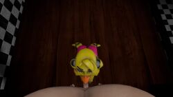 1boy 1girls 3d animated animatronic areola artist_request beak blowjob duo duo_focus five_nights_at_freddy's five_nights_at_freddy's_2 fuck_nights_at_frederika's hi_res highres large_breasts large_penis light_skin mp4 nipples oral poltocoj sound source_filmmaker straight tagme toy_chica_(fnaf) video