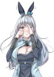 blue_eyes blush breasts bunny_ears ethel_(xenoblade) female female_only heroes_(xenoblade_3) silver_hair xenoblade_(series) xenoblade_chronicles_3