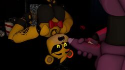 3d animated bonnie_(fnaf) female five_nights_at_freddy's five_nights_at_freddy's_2 golden_freddy_(fnaf) mp4 nightbotgrey no_sound straight video