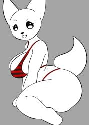 1girls absurd_res anthro big_ass big_breasts bottom_heavy breasts bubble_butt female furry hi_res huge_ass kneeling looking_at_viewer tagme toonarscontent voluptuous white_fur