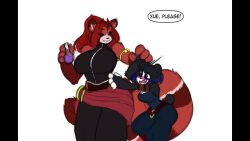 animated big_breasts breasts female fur furry huge_breasts large_ass lunarspy massive_breasts mp4 shi_yu_(lunarspy) sound tagme thick_thighs video voice_acted wide_hips xue_feng_(lunarspy)