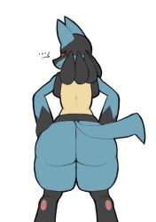 lucario from pokemon by digitalpelican