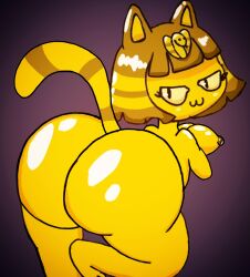 animal_crossing ankha ankha_(animal_crossing) anthro ass breasts female female_only nintendo nipples source_request sujes tagme year_request