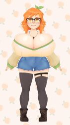 big_breasts breasts breasts_bigger_than_head breasts_frottage female female_focus female_only happy lirinvt magical_girl orange_eyes orange_hair simple_background thick_thighs thighs twitch twitter virtual_youtuber white_body white_skin wizard youtube youtube_hispanic youtuber