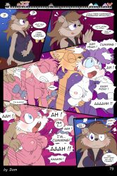 3_toes 4_fingers anthro babs_bunny breasts clothed clothing comic dam_(artist) dialogue english_text feet female fifi_la_fume fingers group hi_res lagomorph leporid male mammal mephitid page_79 plantigrade rabbit skunk speech_bubble straight_hair text tiny_toon_adventures toes toons toony train vehicle warner_brothers