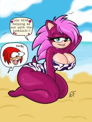 knuckles the echidna from sega by bomba world12