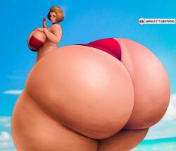 1girls alternate_costume ass ass_bigger_than_body ass_bigger_than_head ass_bigger_than_torso back_view beauty_mark big_ass big_breasts big_butt bikini bottom_heavy breasts brown_eyes brown_hair bubble_ass bubble_butt colossal_ass covered_nipples curvy dat_ass enormous_ass female female_only fire_emblem fire_emblem:_three_houses giant_ass gigantic_ass huge_ass huge_butt huge_hips hyper hyper_ass hyper_butt hyper_hips large_breasts lipstick looking_at_viewer looking_back manuela_casagranda massive_ass mole mole_under_eye nintendo no_bra orange_eyeshadow orange_lips orange_lipstick red_bikini red_swimsuit short_hair sideass solo someshittysketches swimsuit thick_ass thick_thighs thunder_thighs voluptuous wide_hips