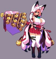 big_breasts breasts cat_hood deepocean66666 female huge_breasts tagme takorin