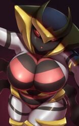 10:16 1girls 2022 2d absurd_res anthro anthro_only anthrofied big_breasts breasts digital_media_(artwork) faejunkie female female_only front_view generation_4_pokemon genitals giratina hi_res huge_breasts humanoid large_breasts legendary_pokemon looking_at_viewer nintendo open_mouth pokemon pokemon_(species) pussy solo solo_female video_games voluptuous