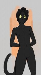 absurd_res anthro breasts felid female froos hi_res mammal small_breasts solo