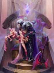 1boy 1boy1girl 1girls 9_tails ahri animal_ear_fluff animal_ears animal_girl big_breasts blonde_hair braided_hair braided_ponytail breasts busty chaos_and_order_series cleavage clothing curves curvy curvy_body curvy_female curvy_figure curvy_hips darius_(league_of_legends) eclipse_series elderwood_ahri esclipe_series eyelashes eyeliner eyeshadow facial_markings female female_penetrated fluffy fluffy_ears fluffy_tail fluffy_tails fox fox_ears fox_girl fox_tail furry_tail genitals god-king_darius hips hourglass_figure human_on_humanoid human_penetrating human_penetrating_humanoid humanoid humanoid_penetrated inner_ear_fluff kemonomimi kitsune league_of_legends light-skinned_female light_skin long_hair lynazf male male/female male_on_female male_penetrating male_penetrating_female multiple_tails nine_tailed_fox pale-skinned_female pale_skin penetration penis_in_pussy penis_in_vagina pussy riot_games sex tail thighs vagina vaginal_insertion vaginal_penetration vaginal_sex vastaya video_games yellow_eyes