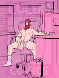 ass balls big_balls big_penis briefs briefs_only caught clothing computer cum cum_drip desktop electronics feet gay gooning human male male_only manual marvel marvel_comics mask mask_only masturbating masturbation mybuttsbrain pale_skin peter_parker sound sound_effect speedo spider-man spider-man_(series) superhero swinging_balls tagme the_spectacular_spider-man tighty_whities uncut underwear video watching watching_porn wet white_briefs white_underwear yaoi