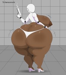 haydee from haydee (game) by kamizunochi
