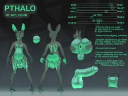 4:3 anthro anus ass balls bat belly big_ears bioluminescence bodily_fluids countershading cum cum_in_a_cup cum_in_container english_text genital_fluids genitals glowing goo_body green_eyes green_nose hi_res humanoid_genitalia humanoid_penis male mammal model_sheet penis perineum pthalo pthalo_(pthalo) small_tail solo spread_butt spreading stats tail tail_motion tailwag text translucent translucent_body_parts translucent_penis unusual_bodily_fluids unusual_cum unusual_genital_fluids vore