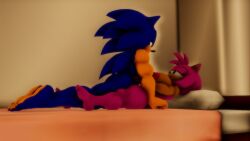 1girls 3d alternate_breast_size alternate_breast_size_(larger) amy_rose anthro anthro_female anthro_only bed bedroom bedroom_sex big_breasts blanket breasts breasts_out comforter eyelashes eyes_half_closed eyes_half_open face_out_of_frame female femsub green_eyes hedgehog hedgehog_boy hedgehog_ears hedgehog_girl hedgehog_humanoid maledom mikumikudance missionary missionary_position missionary_sex mmd mobian mobian_(species) mobian_hedgehog pillow pink_fur quills quills_(anatomy) roenthebear sega sonic_(series) sonic_the_hedgehog sonic_the_hedgehog_(series) spikes spikes_(anatomy) spines video_game video_game_character video_game_franchise video_games wall wall_(structure)
