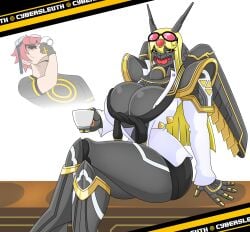 alphamon from digimon by urusee584