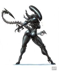 female xenomorph from alien (franchise) by kory cromie