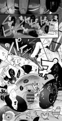 black_and_white comic comic_page cum kirby kirby_(series) magolor_soul nintendo penis pussy pussy_juice spread_pussy vaginal_penetration waddling_head