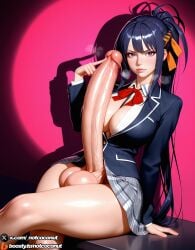 akeno himejima from high school dxd by notcoconut