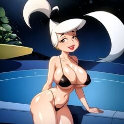 1girls absurd_res absurd_resolution absurdres ai_generated ass athletic athletic_body athletic_female big_ass big_breasts big_butt bikini black_bikini black_bikini_bottom black_bikini_top black_bra black_eyes black_panties blush blushed_face blushing_at_viewer blushing_female bra breasts bubble_ass bubble_butt busty busty_female busty_girl cartoon cartoony cats62 curvaceous curvaceous_female curvaceous_figure curvy curvy_body curvy_female curvy_figure curvy_hips cute cute_expression cute_eyes cute_face cute_female ear exposed_legs exposed_thighs eyebrows eyelashes eyeshadow eyewear fat_ass fat_butt female female_only female_solo front_view glistening glistening_ass glistening_body glistening_boobs glistening_breasts glistening_butt glistening_eyes glistening_legs glistening_skin glistening_thighs half-closed_eyes half-dressed half_naked half_nudefemale hanna-barbera hi_res high_quality high_resolution highres huge_ass huge_boobs huge_breasts judy_jetson large_ass large_boobs large_breasts large_butt legs looking_at_viewer nipples panties pants pool poolside red_lipstick seductive seductive_body seductive_eyes seductive_look seductive_mouth seductive_smile shiny shiny_ass shiny_body shiny_boobs shiny_breasts shiny_butt shiny_legs shiny_skin shiny_thighs sideboob slim_waist small_waist smile smiling smiling_at_viewer smooth_ass smooth_body smooth_butt smooth_legs smooth_skin smooth_thighs solo_female standing swimming_pool swimsuit swimwear the_jetsons thick_thighs thighhighs thighs thin_waist visible_nipples water white_hair