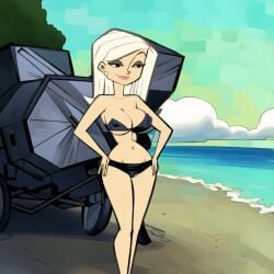 1girls absurd_res absurd_resolution absurdres agent_k ai_generated ass athletic athletic_body athletic_female beach big_ass big_breasts big_butt black_bra black_eyes black_panties blush blushed_face blushing_at_viewer blushing_female bra breasts busty busty_female busty_girl cartoon cartoony cats62 curvaceous curvaceous_female curvaceous_figure curvy curvy_body curvy_female curvy_figure curvy_hips cute cute_expression cute_eyes cute_face cute_female disney disney_channel disney_xd ear exposed_legs exposed_thighs eyebrows eyelashes eyeshadow eyewear female female_only female_solo front_view glistening glistening_ass glistening_body glistening_boobs glistening_breasts glistening_butt glistening_eyes glistening_legs glistening_skin glistening_thighs half-closed_eyes half-dressed half_naked half_nudefemale hand_on_hip hands_on_hips hi_res high_quality high_resolution highres huge_ass huge_boobs huge_breasts k_daring karen_daring karen_mildred_daring large_ass large_boobs large_breasts large_butt legs long_hair looking_at_viewer nipples panties pants sand seductive seductive_body seductive_eyes seductive_look seductive_mouth seductive_smile shiny shiny_ass shiny_body shiny_boobs shiny_breasts shiny_butt shiny_legs shiny_skin shiny_thighs sideboob slim_waist small_waist smile smiling smiling_at_viewer smooth_ass smooth_body smooth_butt smooth_legs smooth_skin smooth_thighs solo_female standing the_replacements thick_thighs thighhighs thighs thin_waist water white_hair