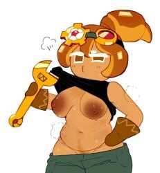 croissant cookie from cookie run by magpieredd