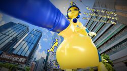 16:9 3d_(artwork) animal_crossing animal_genitalia animal_penis ankha ankha_(animal_crossing) anthro areola ass balls big_balls big_breasts big_penis blender_(artwork) blue_hair blue_penis breasts bulge city city_background cock_vore cryowolf9 dialogue digital_media_(artwork) domestic_cat english_text equid equine equine_genitalia equine_penis erection felid feline felis female fur futanari genitals gynomorph hair hi_res huge_balls huge_breasts huge_cock hyper hyper_balls hyper_genitalia hyper_penis inside_balls intersex mammal mismatched_genitalia mismatched_penis multicolored_hair nintendo nipples nude penile penis size_difference solo testicle_bulge text thick_thighs vore widescreen yellow_body