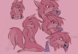 1girls 2d_(artwork) anthro blue_penis digital_drawing_(artwork) dildo dildo_in_mouth excited female_only first_time fizzyfox_(artist) fox fox_girl furry furry_only fursona gagging masturbation oc oral oral_penetration pink_body pink_fur pink_hair self_insert self_pleasure self_upload sex_toy sketch sucking true_story virgin yuri