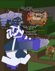 1boy 1girl1boy 1girls angry_face blonde_female blonde_hair blue_skin bottom_heavy breast_grab breeze_(minecraft) cog cogita_(mechacarnis) create_(minecraft_mod) create_mod_(minecraft) dress_lift elf_ears female femboy floating hiding hourglass_figure huge_cock hung_femboy hung_trap imagining loincloth_dress loincloth_lift male mechacarnis minecraft moaning_in_pleasure nipple_play penis purple_hair steampunk streaked_hair thick_ass thick_thighs twintails white_skin wide_hips yellow_eyes zephyr_(mechacarnis)